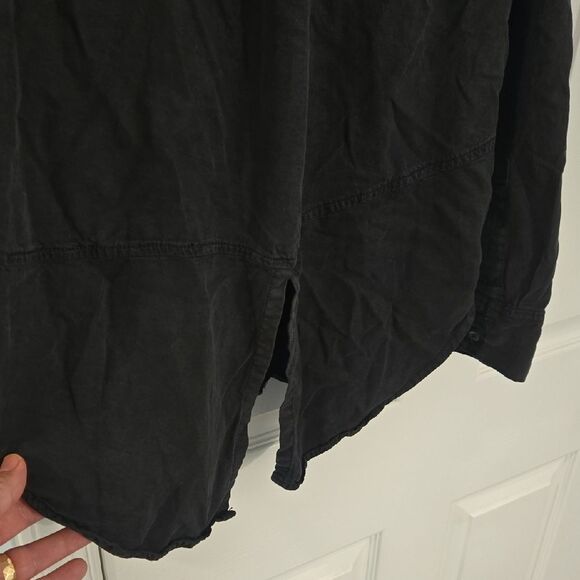 Velvet Heart Black Lightweight Shirt Jacket - Picture 7 of 7